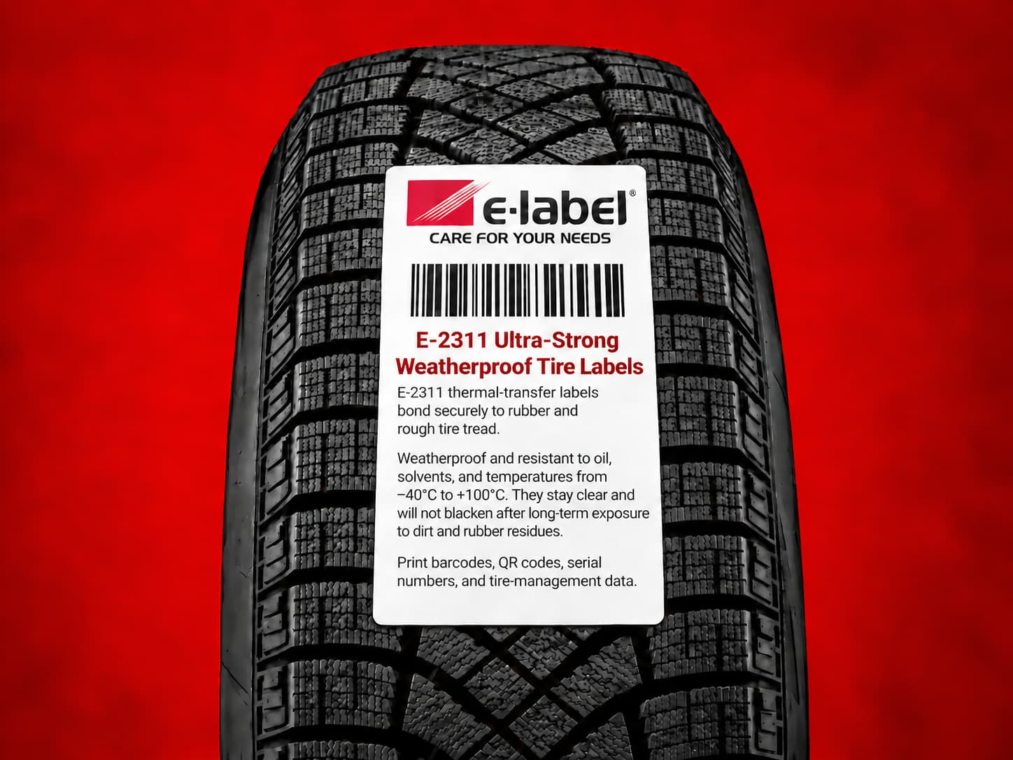 E-2311 — Tire Tread Label