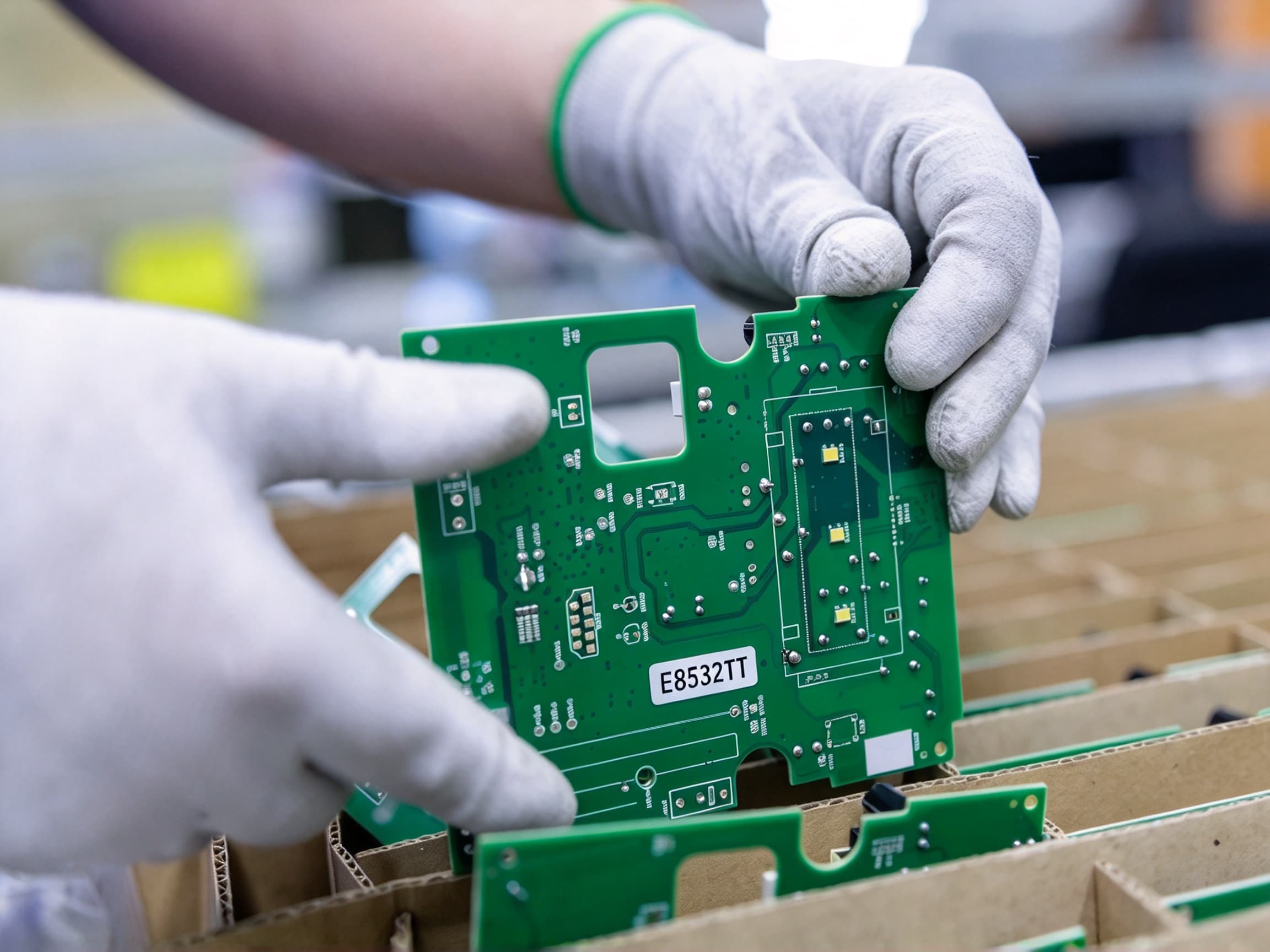 E-8532TT — 2 mil Matte White Polyimide PCB Label (−40 to 300 °C)