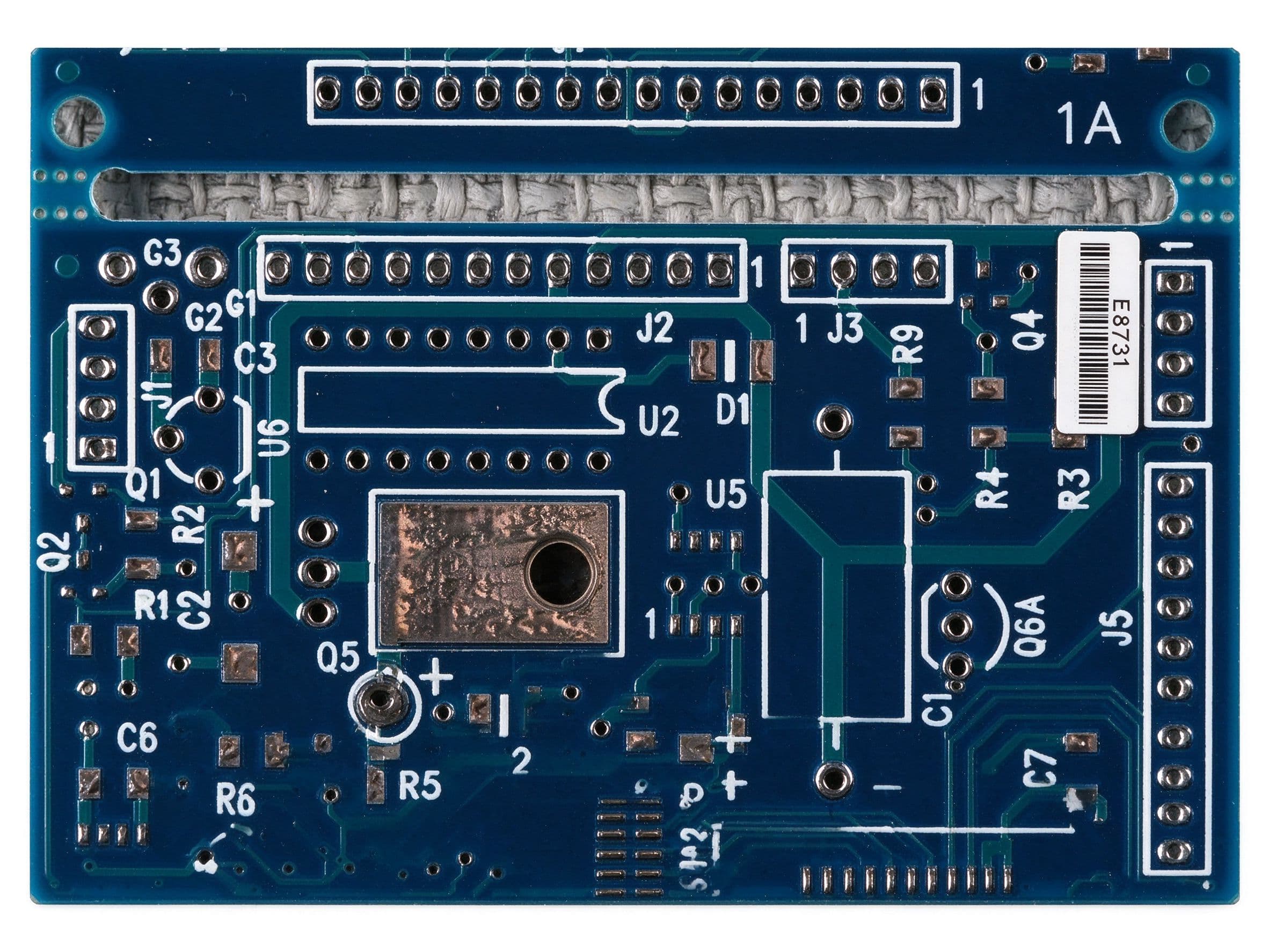 E-8731 — 1 mil White Antistatic Polyimide PCB Label (ESD, −40 to 300 °C)
