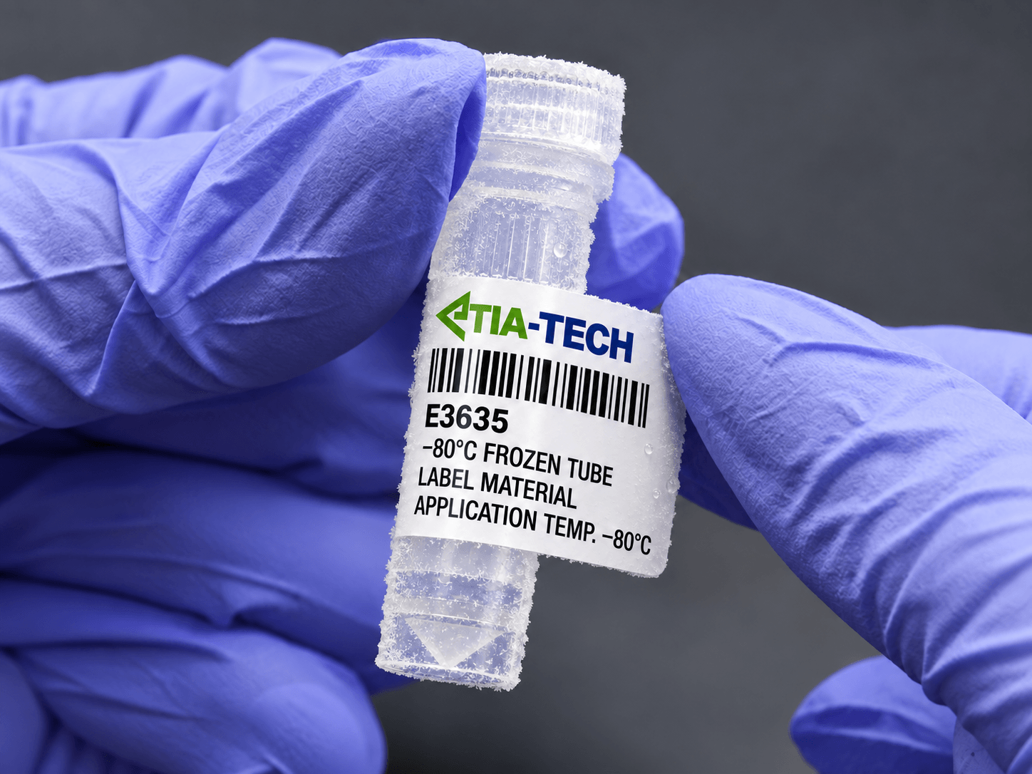 E-3635 — Nylon Cloth Cryogenic Label