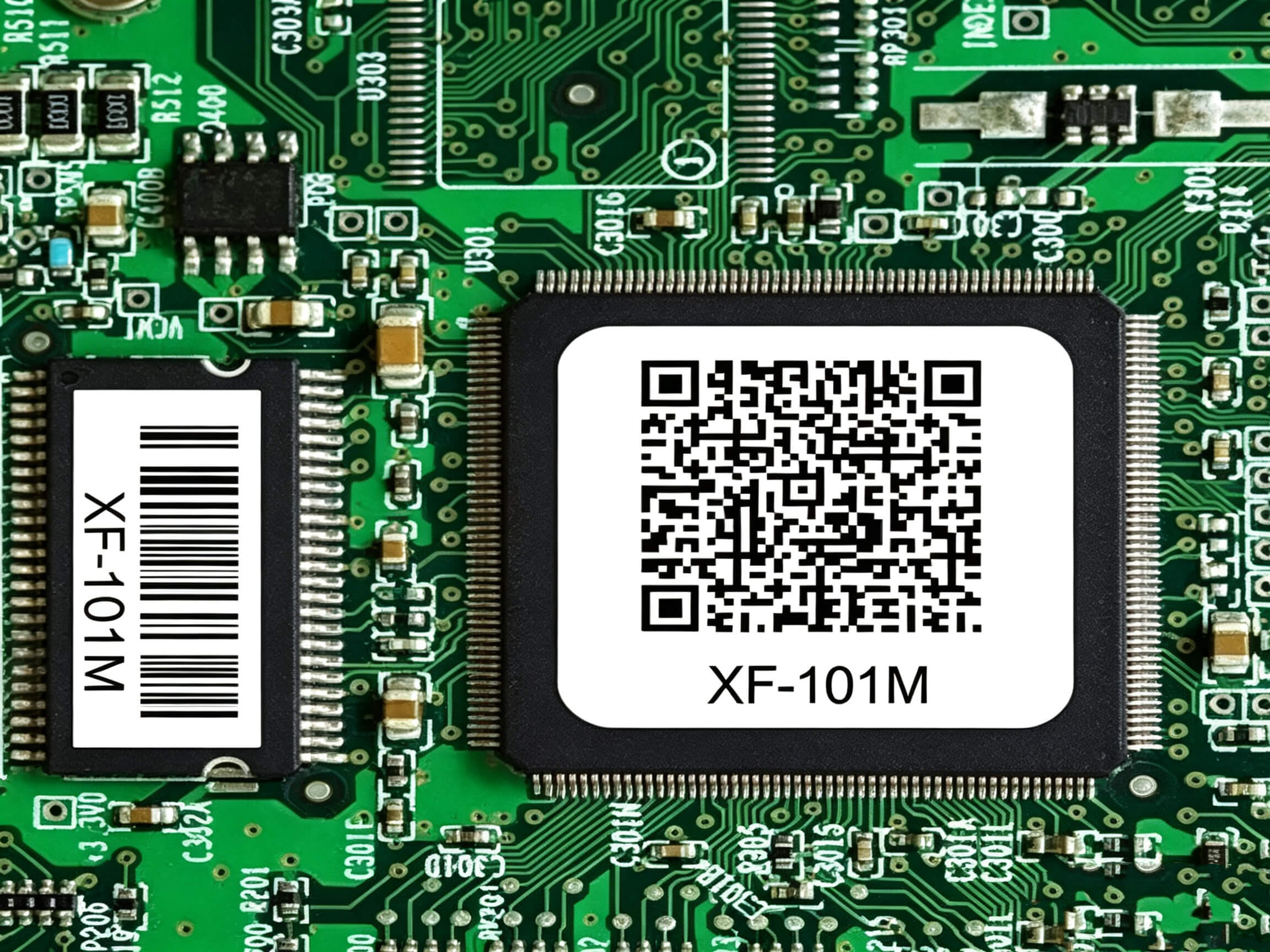 XF-101M — 1 mil Matte White Polyimide PCB Label