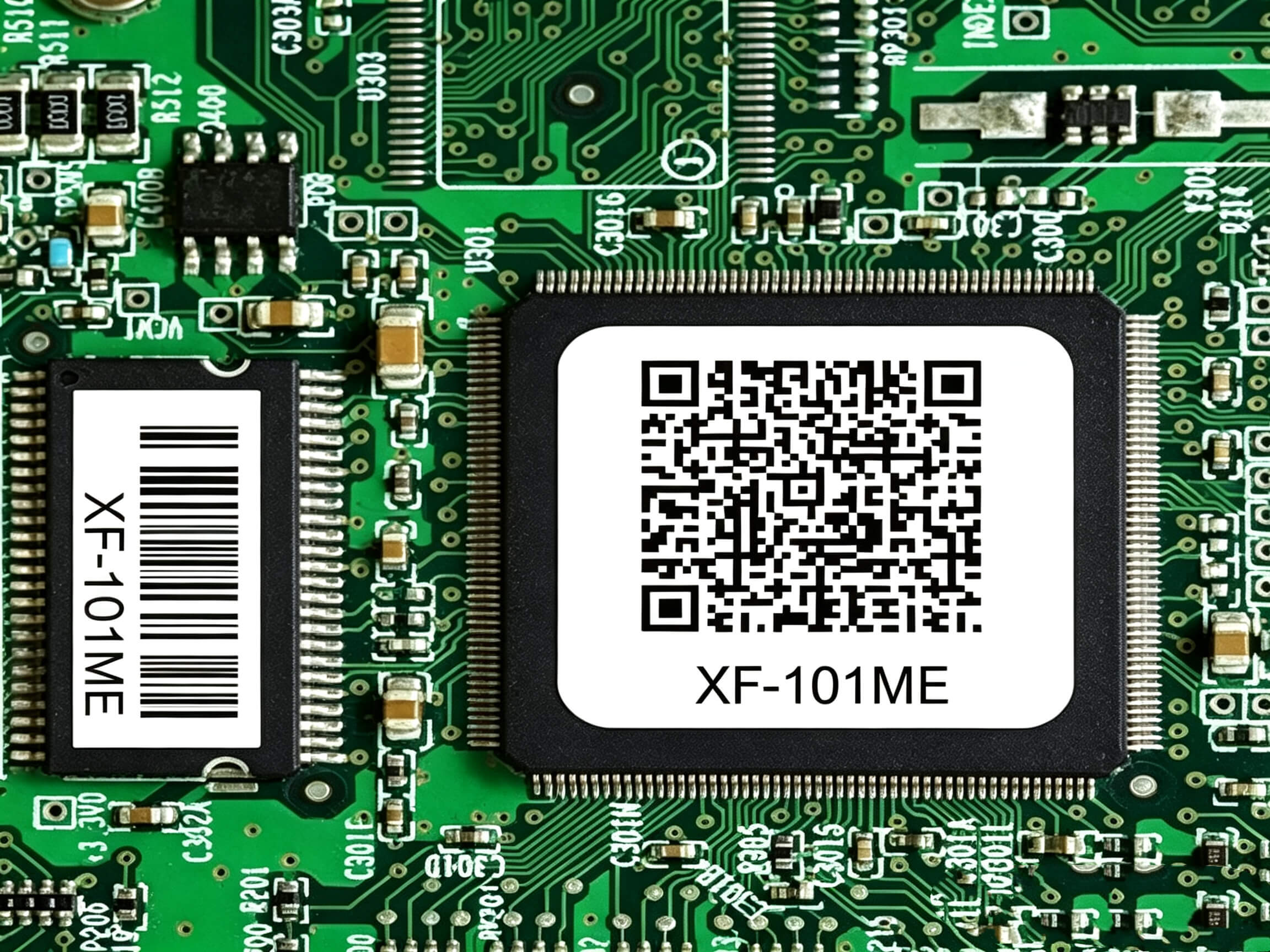 XF-101ME — 1 mil Matte White Polyimide PCB Label