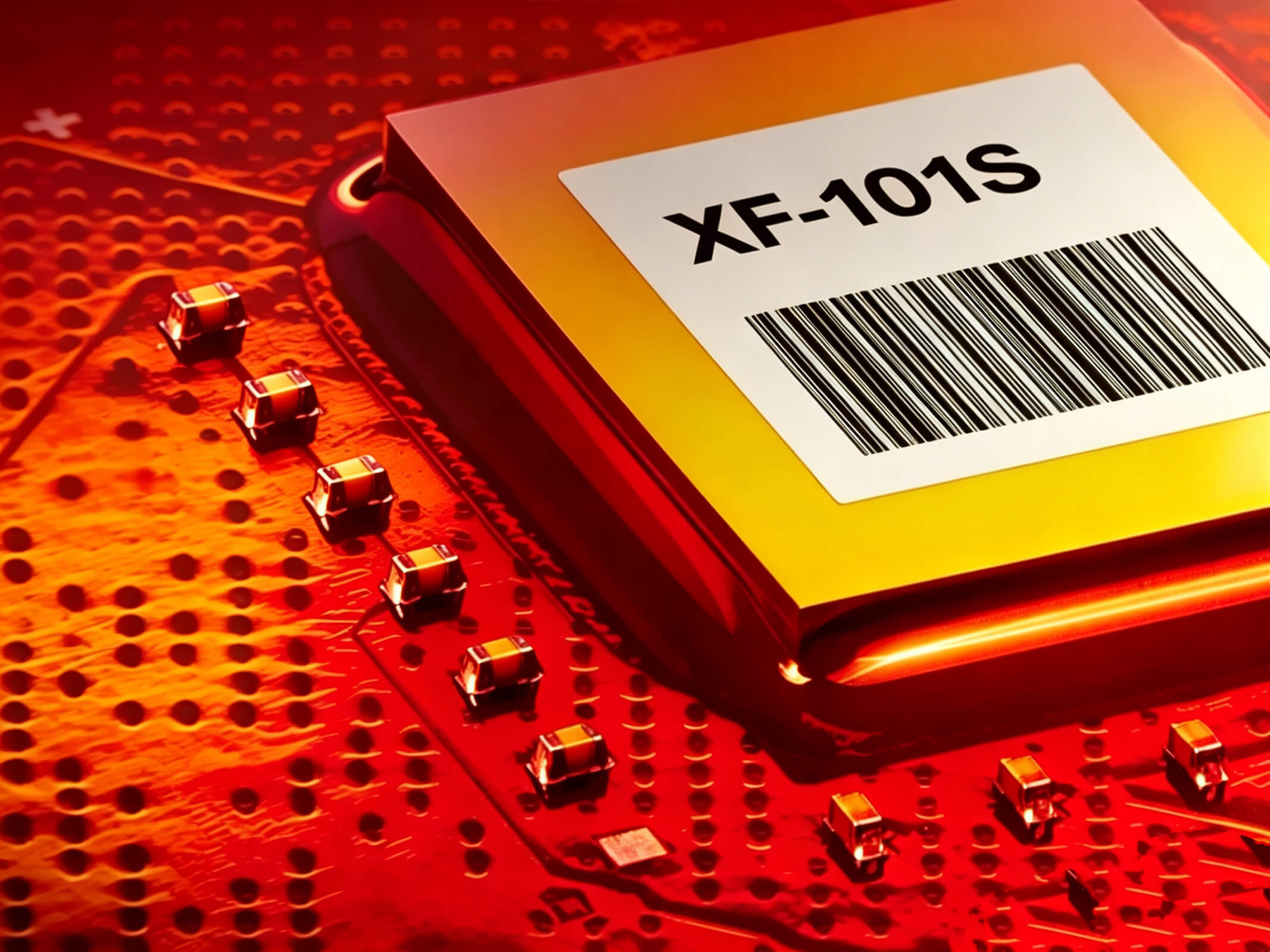 XF-101S — 1 mil Semi-Gloss White Polyimide PCB Label