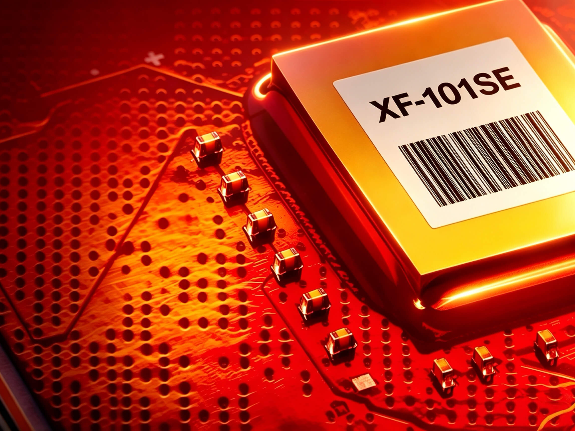 XF-101SE — 1 mil Semi-Gloss White Polyimide PCB Label