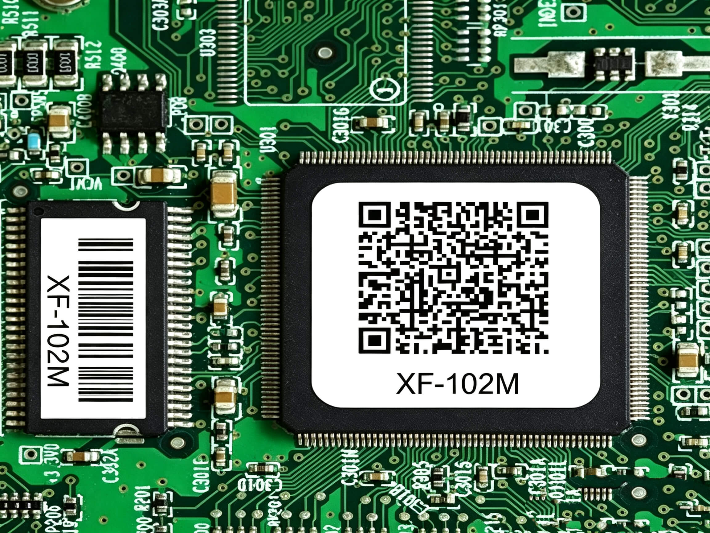 XF-102M — 2 mil Matte White Polyimide PCB Label