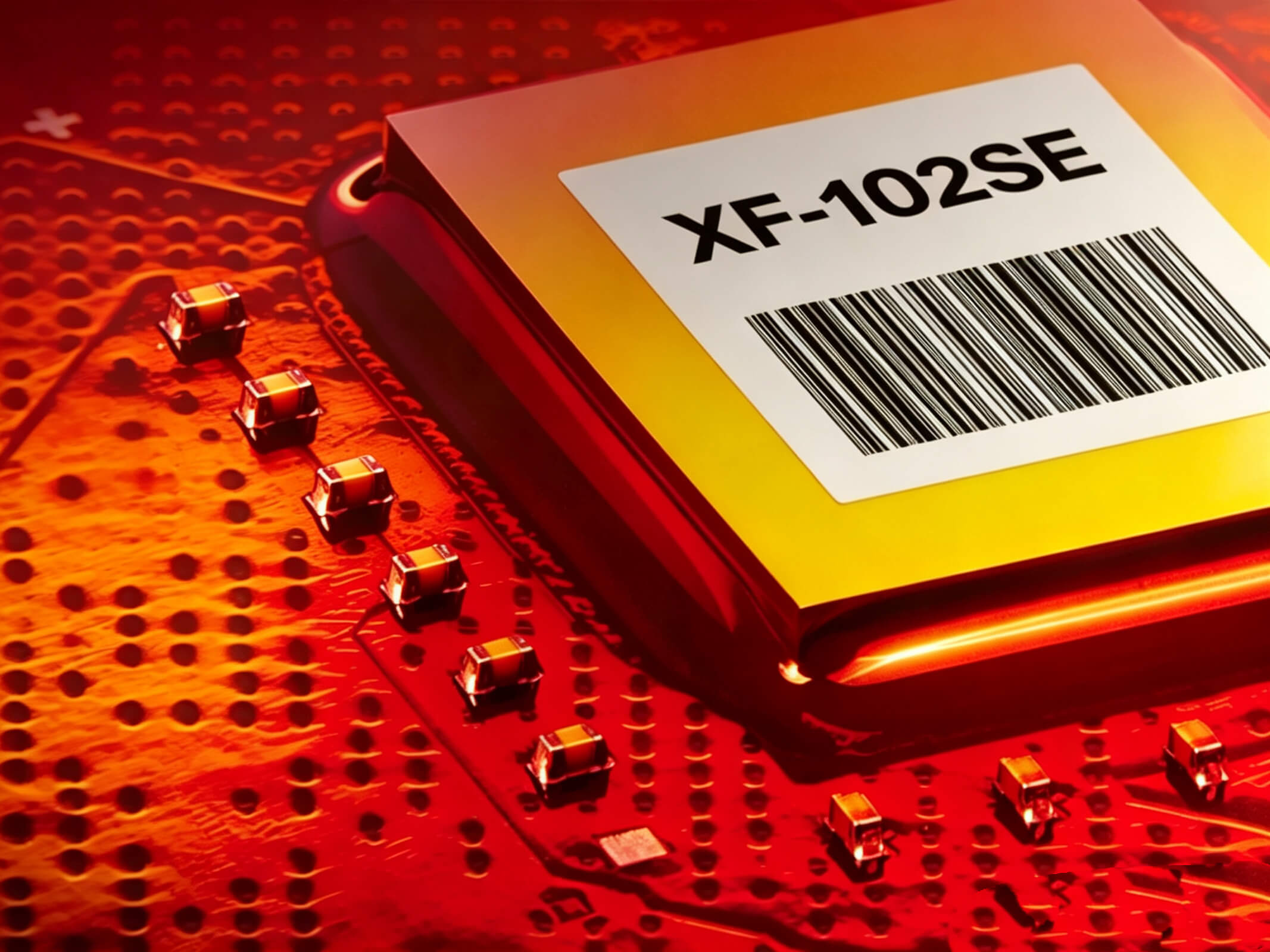 XF-102SE — 2 mil Semi-Gloss White Polyimide PCB Label