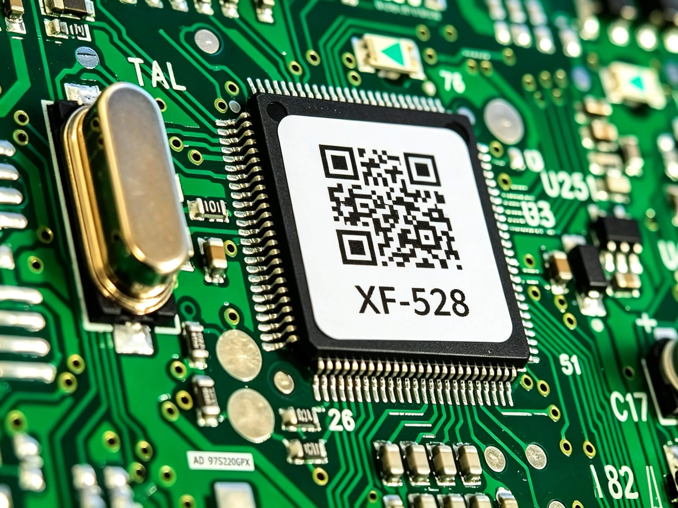 XF-528 — 1 mil High-gloss white Polyimide PCB Label