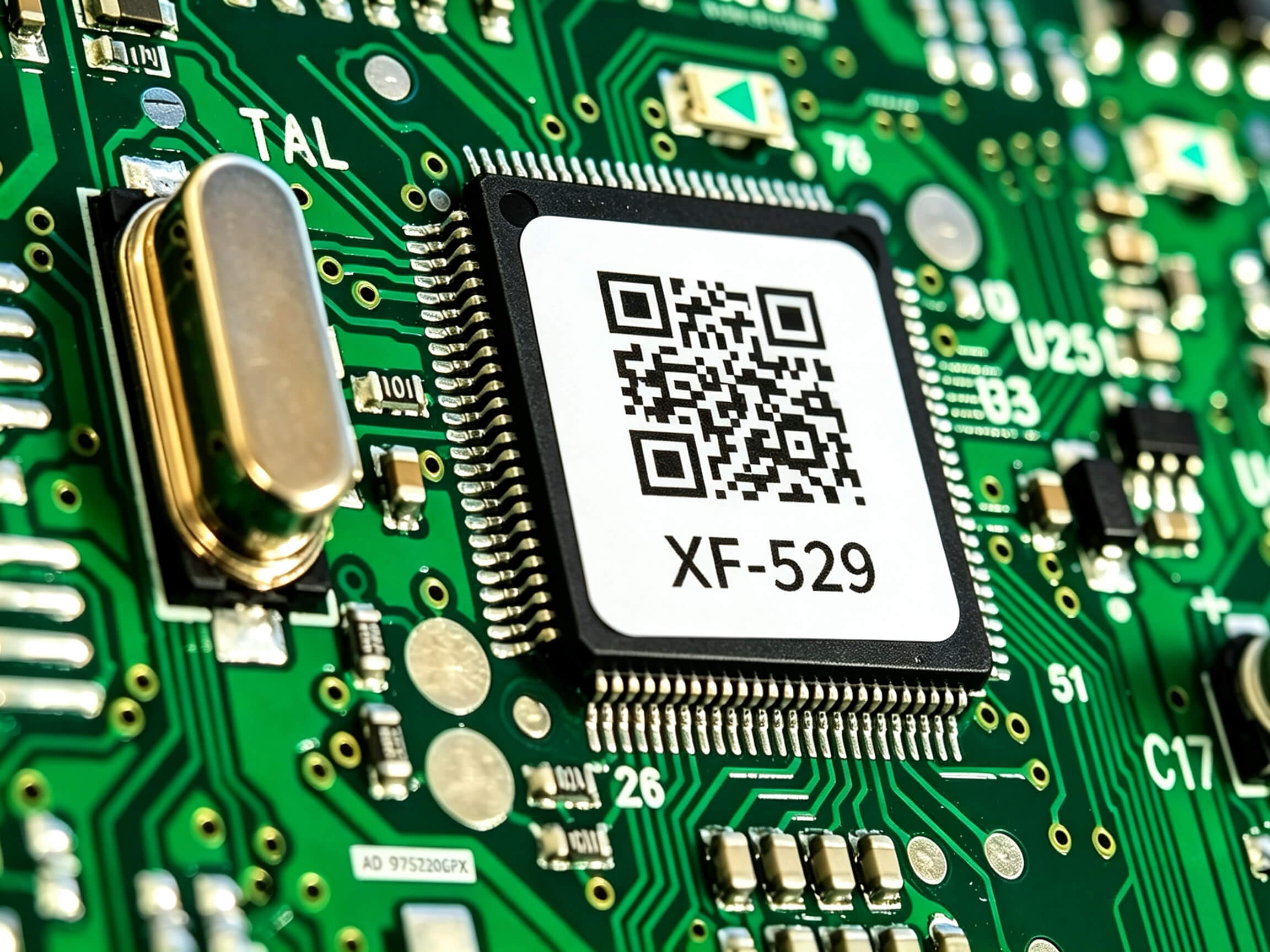 XF-529 — 2 mil High-gloss white Polyimide PCB Label