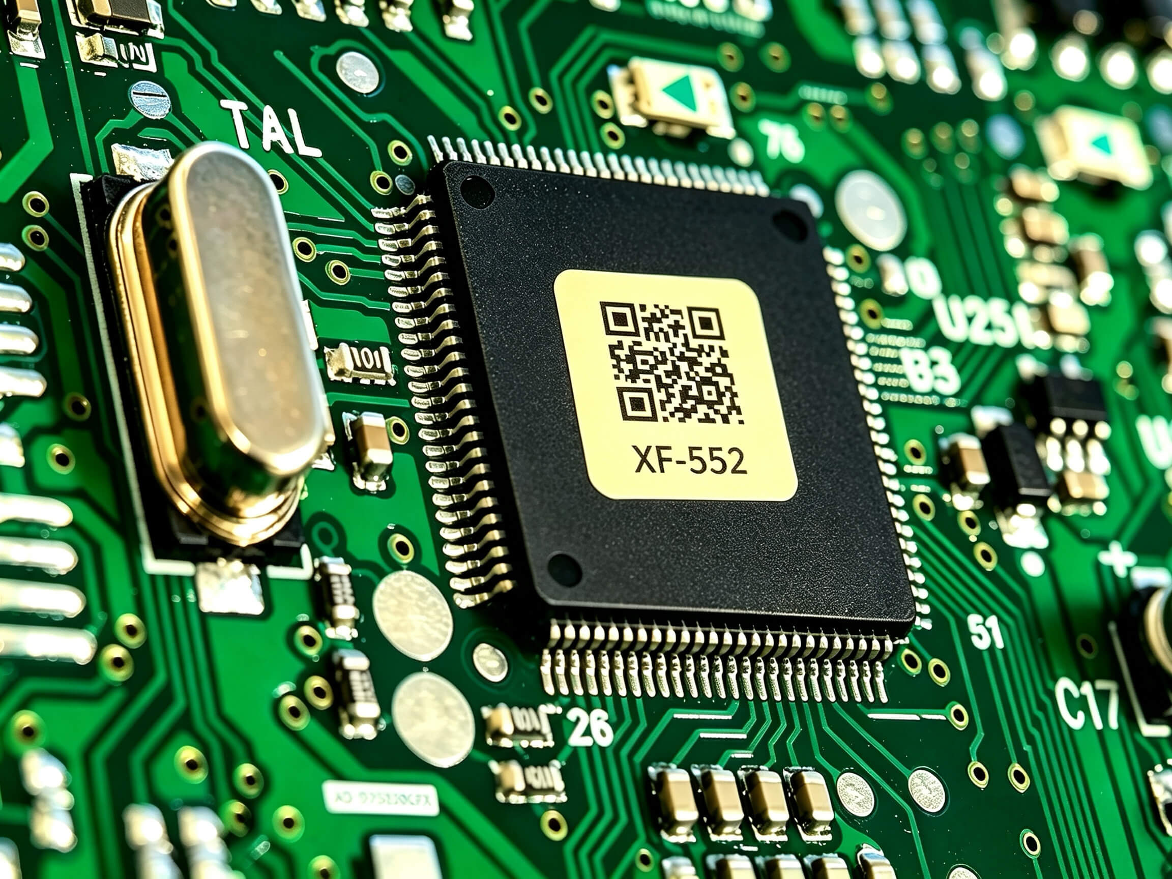 XF-552 — 2 mil High-gloss yellow Polyimide PCB Label