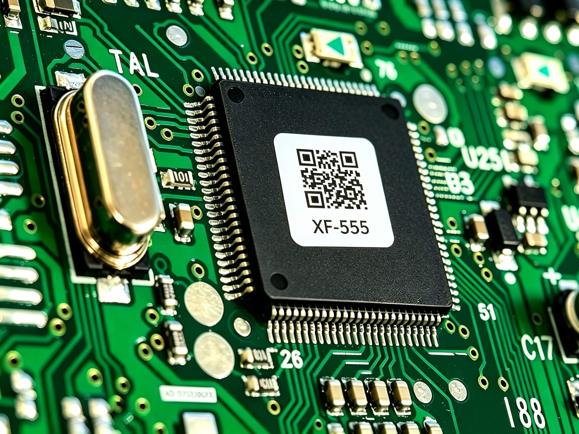 XF-555 — 2 mil High-gloss white Polyimide PCB Label